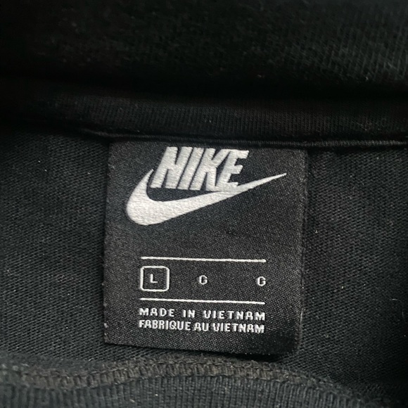 NIKE Women’s Sportswear Jersey Black Mock Neck - Picture 5 of 5